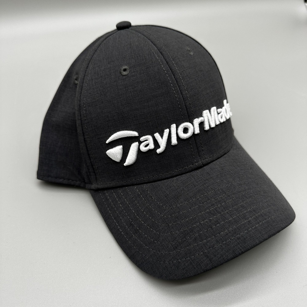 TaylorMade Golf Hat Mens Strapback OSFA Gray Adjustable Performance Baseball Cap